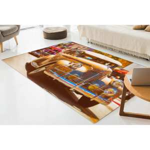 Tapis Chevrolet KA 1940, tapis de voiture rétro, tapis de voiture vintage, tapis imprimé, tapis à poils doux - Product Image 3