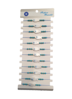 DAFNI Bracelet en cordon style sportif avec perles et pierres de zircon, chaîne plaquée anti-ternissement, bracelet de poignet élégant, article promotionnel