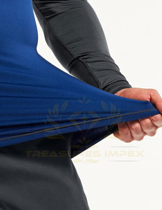 Men's New Arrival Long Sleeve <b>Rash</b> <b>Guard</b> Shirt Simple Plain Solid Color Hot Sale MMA Swim Sportswear for Fishing - Product Image 5
