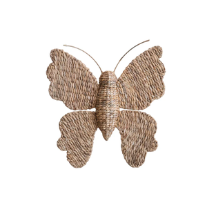 Décoration murale papillon jacinthe d'eau de ferme tissée à la main pour enfant décoration murale de pépinière unique prix de gros du Vietnam - Product Image 1