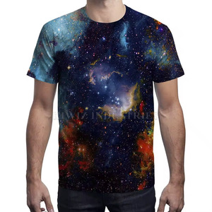 เสื้อยืดพิมพ์ลายการระเหิดผ้าฝ้ายโพลีเอสเตอร์เสื้อยืดพิมพ์ลาย2024 - Product Image 3