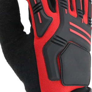 High Quality Genuine Leather Safety <b>Gloves</b> TPR Protection Cotton Material <b>Cut</b> Impact Resistant Wholesale OEM Best <b>Gloves</b> - Product Image 3