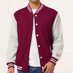 Chaqueta Versity de lana 100% para hombre, ropa informal, chaquetas de hombre de Color sólido, estilo fino, ropa de alta calidad, chaquetas Versity de lana para hombre - Product Image 2