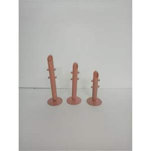 Bulk Buy Geometric Iron <b>Candle</b> Stick <b>Holder</b> Decorative Pastel Pink Metal <b>Taper</b> Stand for Wedding Party Decoration Hotel Banquet - Product Image 1