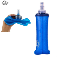 Bouteille d'Eau Pliable sans BPA OEM/ODM 150ML 250ML 500ML, Gourde Souple Réutilisable pour Cyclisme, Marathon et Course à Pied