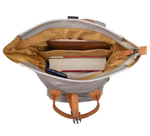 Sac à dos pour ordinateur portable en toile hydrofuge végétalien élégant Pugmark compartiment étanche Softback unisexe pour étudiants professionnels - Product Image 5