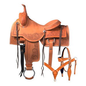 Meilleures ventes Selles en cuir noir marron de haute qualité faites à la main pour courses de chevaux Vente en gros Selles d'équitation personnalisées de haute qualité - Product Image 1