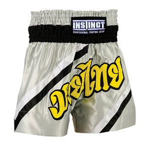 Pantalones cortos de compresión de cintura alta de fabricantes OEM Color personalizado Transpirable 100% Poliéster Pantalones cortos ligeros de entrenamiento Muay Thai - Product Image 1