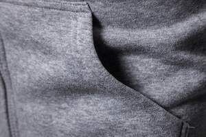 Sudadera con Capucha de Algodón para Hombre, Personalizada al por Mayor, Otoño Invierno, Felpa Gruesa, Cierre de Cremallera, Color Sólido, Ropa Deportiva - Product Image 5