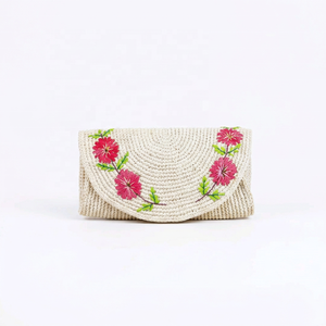 Luxury High Quality Beaded Sequin Embroidered Floral Evening Clutch <b>Handbag</b> <b>Chain</b> <b>Strap</b> Magnetic Closure 1L Wedding Party - Product Image 3