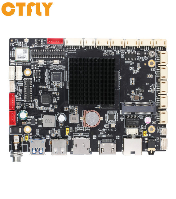 Rockchip RK3566 Board Quad Core 4gb+64gb 4G Lte Android15/Linux Embedded Arm Board for AIOT/Industrial Control/Digital Signage