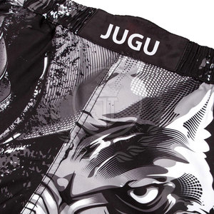 Nouveauté Shorts de MMA pour hommes de couleur unie personnalisables pour adultes Service OEM Vente en gros Respirant à l'avant Séchage rapide - Product Image 5