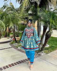 Vestido Kuchi afgano de la mejor calidad, venta al por mayor, vestido Banjara tradicional, decoración de encaje bordado, tela personalizada para adultos - Product Image 5