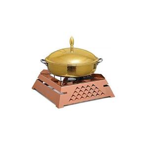Golden Antique Rounded Shape <b>Buffet</b> Serving Chafing Dish Wedding Party Catering Serving Brass Chafing Dish - Product Image 6
