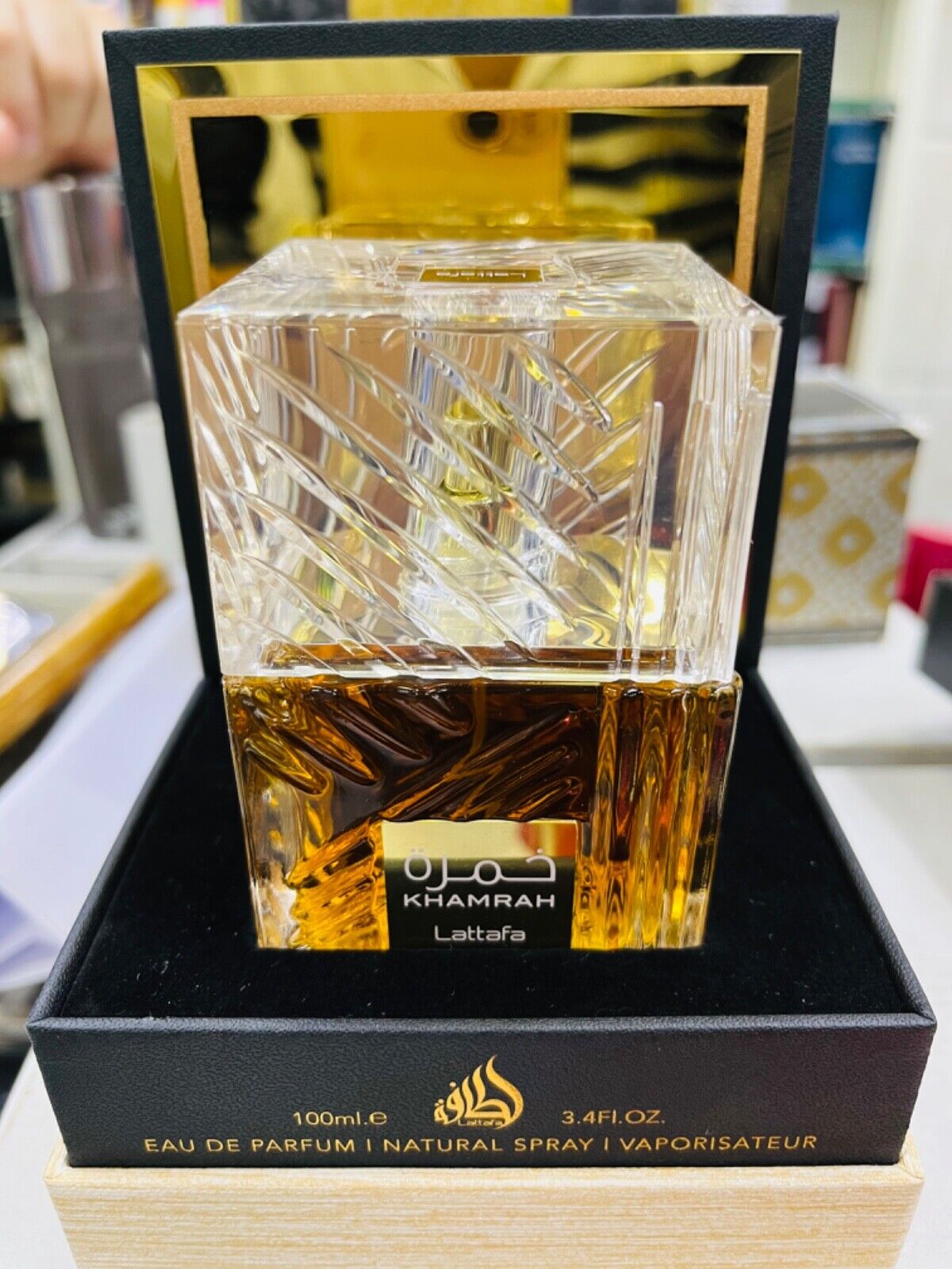香水KHAMRAH 100mlオリジナルドバイアラビアロングラスティング