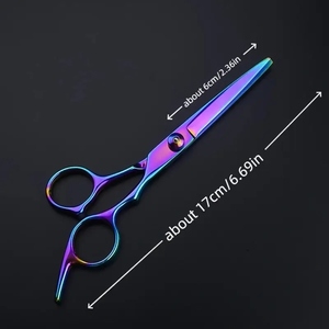 Ciseaux de coiffeur de qualité supérieure-Ciseaux de coupe de cheveux de précision, conception ergonomique, lames tranchantes en acier inoxydable - Product Image 3