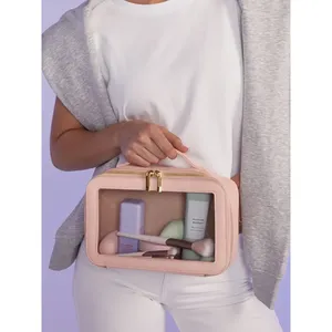Boutique Custom Merchandising Clear Window <b>Makeup</b> Organizer Beauty Case - Product Image 4