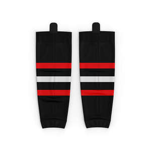 ชุดเสื้อเจอร์ซีย์สำหรับฝึกซ้อมฮ็อกกี้น้ำแข็ง100% ผ้าโพลีเอสเตอร์งานพิมพ์ชื่อทีม - Product Image 6