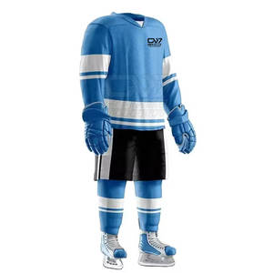 Uniforme de hockey sobre hielo de equipo cómodo ajustado de material duradero, uniforme de hockey sobre hielo hecho en Pakistán - Product Image 4