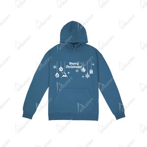 Sudadera con capucha de mezcla de algodón para hombre, ligera y cómoda, básica para ropa informal, estampado de invierno esencial - Product Image 4