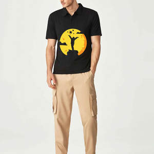 Chemise pour homme en polyester 100% tricoté, dernier design, couleur unie, décontractée, été, streetwear, anti-froissement, manches courtes - Product Image 4