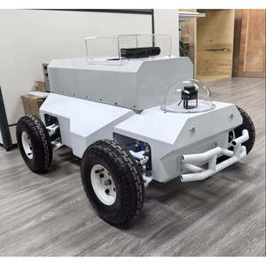 Smart Car Inspection <b>Robot</b> 4WD Suspension Wire Chassis Automatic Driving Ros <b>Robot</b> Ackermann Front Steering - Product Image 2