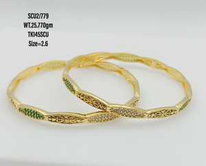 ที่มีคุณภาพสูงกำไลข้อมือ925เครื่องประดับเงินสเตอร์ลิง18พันทองชุบเงินกำไลคู่ Iroc ขายสร้อยข้อมือผู้หญิง - Product Image 4