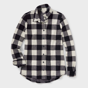 Camisa de franela de talla grande para mujer de fabricante personalizado OEM botón frontal informal con logotipo 100% algodón transpirable elegante para todos los días - Product Image 6