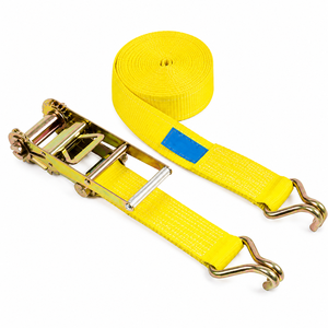 Sangle d'arrimage à cliquet pour la manutention de marchandises, 75 mm, 8000 kg, polyester haute résistance pour fret lourd, longueur personnalisée, service OEM - Product Image 1