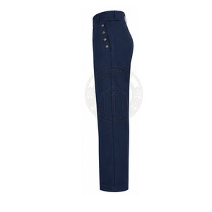 Pantalon de style classique de la guerre napoléonienne, coupe droite en toile légère, design rétro pour homme, construction détaillée de la taille, coutures soignées - Product Image 4