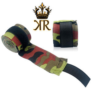 Bandages élastiques professionnels de style mexicain de boxe traités aux antimicrobiens pour la boxe Kickboxing - Product Image 4