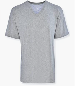 เสื้อยืดผู้ชายคอวีสูงเสื้อยืดขายดีจาก BD - Product Image 2