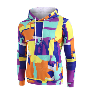 2025 sudaderas con capucha personalizadas para hombres nuevo estilo moda de invierno sublimación 100% algodón patrón sólido con precio razonable para venta al por mayor - Product Image 3