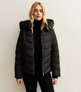 Dernières vestes matelassées pour hommes avec capuche en fourrure, design élégant, logo personnalisé, extrêmement chaudes en hiver, veste matelassée - Product Image 3