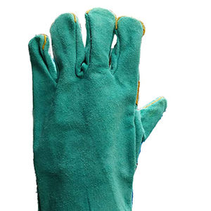 Gants de soudage en cuir OEM Gants de soudage en cuir de vachette résistants à la chaleur Gant de travail pour la sécurité industrielle MEILLEURE VENTE - Product Image 6
