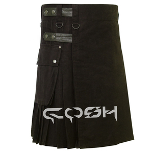 Kilts de utilidad góticos más vendidos, diseño moderno de alta calidad, correas de cuero de algodón, nueva ropa tradicional para fetiche - Product Image 1