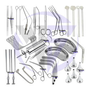 Ensemble 39 pièces Instrument chirurgical d'examen ORL pour oreille nez gorge visage et cou Inspection Kit d'instruments de chirurgie de l'oreille moyenne - Product Image 2