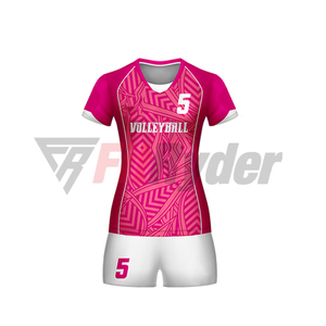 Uniforme de volley-ball à impression par sublimation personnalisée matériau polyester uniforme de volley-ball unisexe respirant à séchage rapide personnalisé - Product Image 2