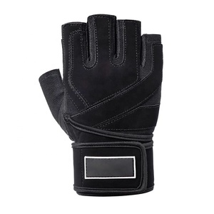 Gants d'entraînement respirants de qualité supérieure pour hommes et femmes, demi-doigts, avec support de poignet pour la musculation, la gym, l'exercice et l'entraînement physique - Product Image 5