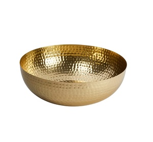 Cuenco DE SERVICIO DE ACERO INOXIDABLE duradero con diseño martillado utilizado para accesorios de vajilla para el hogar y el hotel - Product Image 5