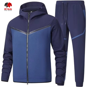 ชุดวอร์มมีฮู้ดสำหรับผู้ชาย Ryan Pro Gear สำหรับฤดูหนาว ป้องกันแบคทีเรีย ไซส์ใหญ่ เป็นมิตรกับสิ่งแวดล้อม ระบายอากาศได้ดี ดีไซน์ 2-in-1 เอวยางยืด ลายพิมพ์ - Product Image 4