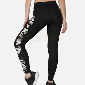 Legging de meilleure qualité pour femmes avec design personnalisé Legging taille élastique Offre Spéciale pour adultes Motif solide - Product Image 4