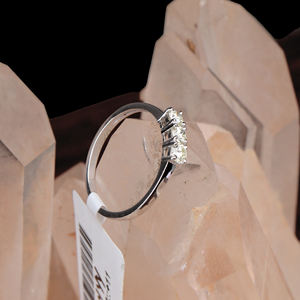 Anillo de cóctel de diseñador de boda de oro blanco de 14K con diamantes naturales preciosos para mayorista de joyería de mujer - Product Image 6