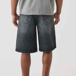 Pantalones Cortos Vaqueros Holgados de Mezclilla Lavada Estilo Urbano Personalizados 2026 para Hombre, Pantalones Cortos Vaqueros Clásicos de Moda de Verano para Hombre - Product Image 3