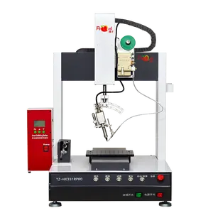 TZ-HX331R 3-assige Roterende Automatische Loodstinning Pcb-Soldeerrobotmachine Voor Ledstriplicht