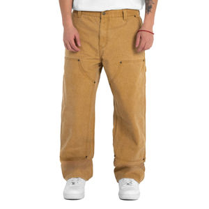 Pantalones de Trabajo para Hombre, Transpirables, Talla Grande, Resistentes a las Arrugas, Reforzados con Doble Rodilla, Pantalones Utilitarios para Herramientas - Product Image 1