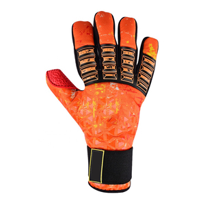 Gants de gardien de but en gros d'usine avec une forte adhérence et des gants de gardien de but de football longs avec absorption des chocs et un maintien sécurisé du poignet - Product Image 2