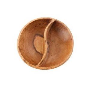 Wooden <b>Snack</b> <b>Bowl</b> Small Divided Handmade Round Oval Wood Gift Idea Decorative <b>Bowl</b> - Product Image 5
