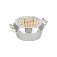 Marmite de service isotherme classique haut de gamme en acier inoxydable durable avec support pour buffet et maintien au chaud pour hôtel