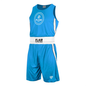 ชุดฝึกเล่นกีฬาคิกบ็อกซิ่งชุดเสื้อกล้ามชกมวยพิมพ์ลายดิจิทัลชุดเสื้อกล้ามนักสู้กางเกงขาสั้น - Product Image 1